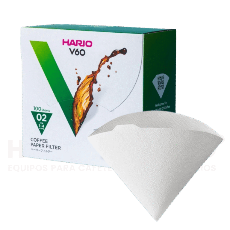 Hario Filtro de café de papel V60, tamaño 02