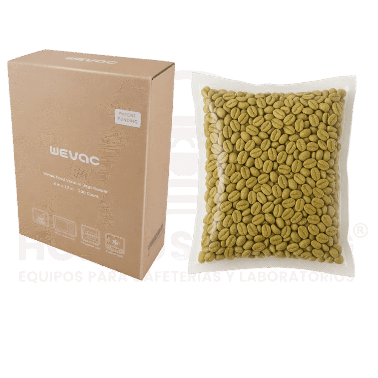 Bolsa al vacío para muestras de café