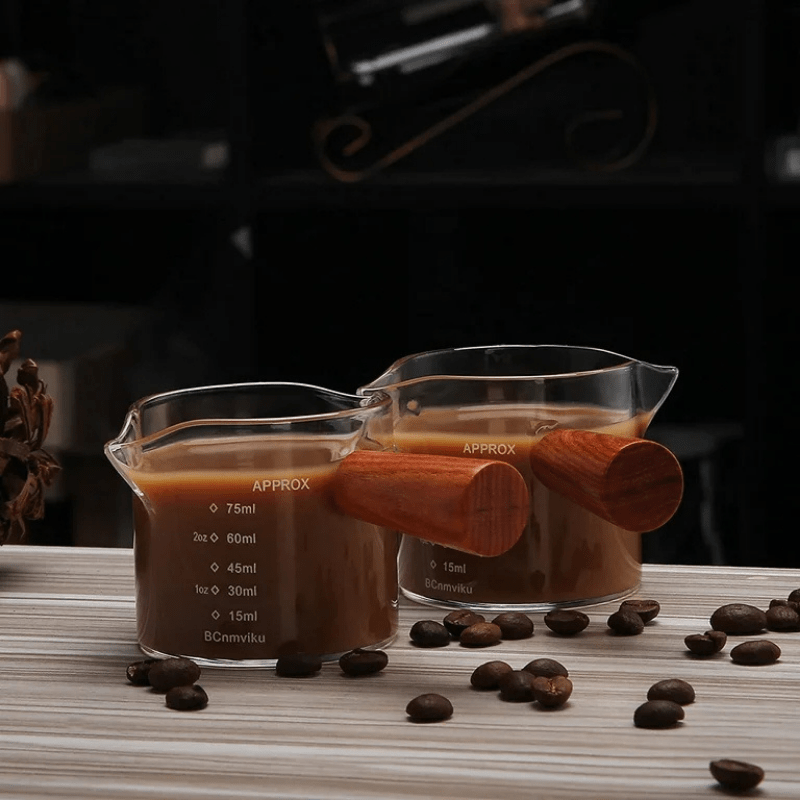 Set de café portátil para camping y viaje con cafetera de vidrio