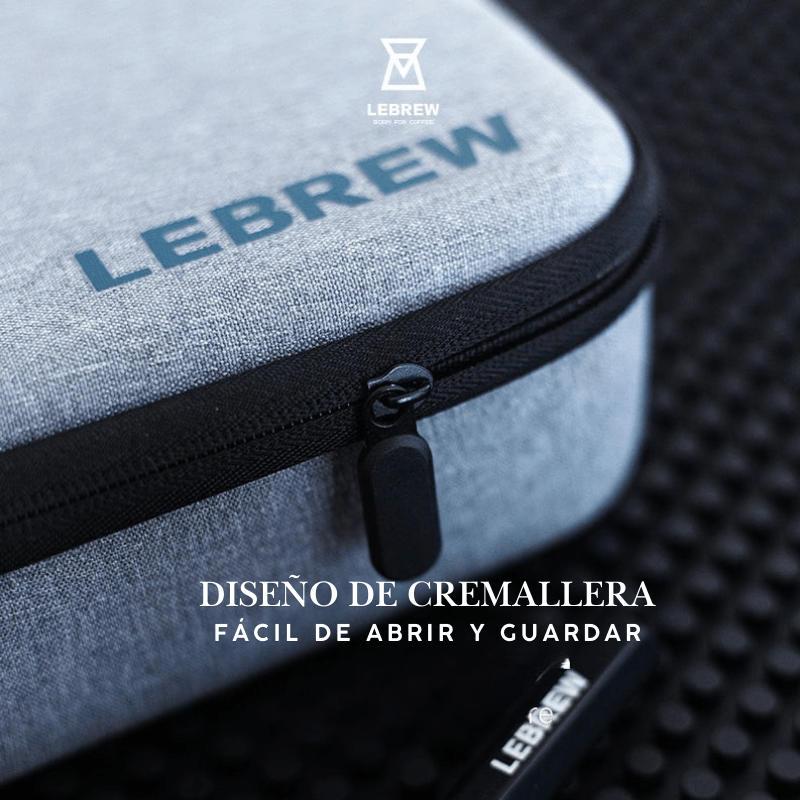 Contenido del juego de regalo para amantes del café de viaje