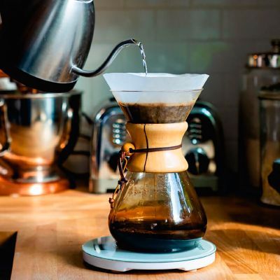 Chemex preparada con café