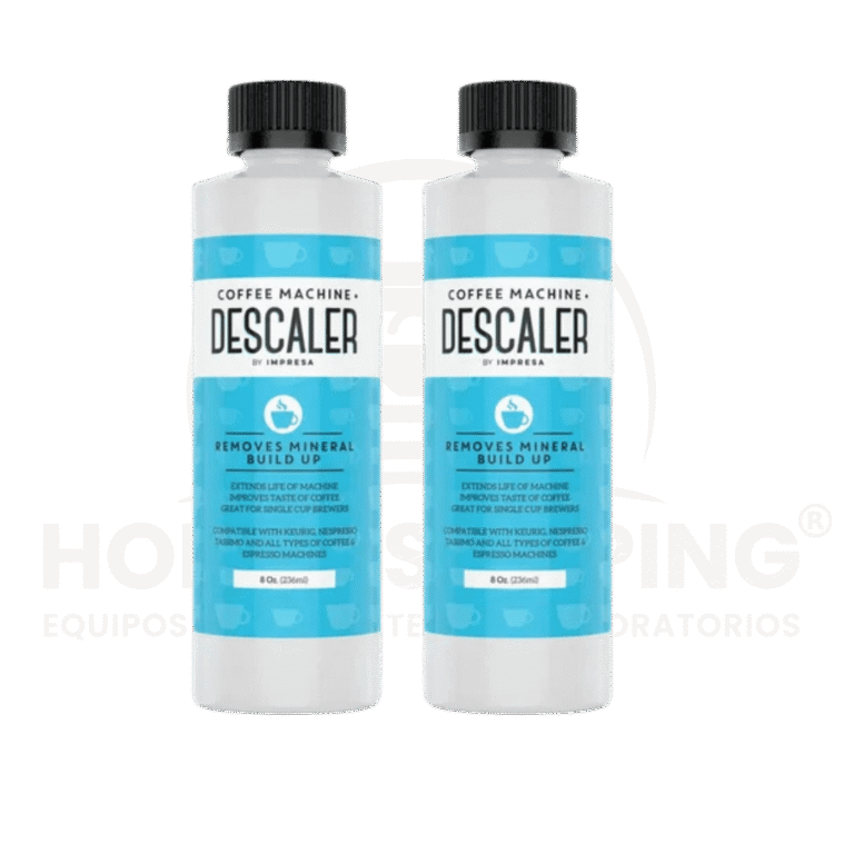 Set Solución Descalcificadora Descaler Universal para Cafeteras y Máquinas de Espresso de Uso Individual
