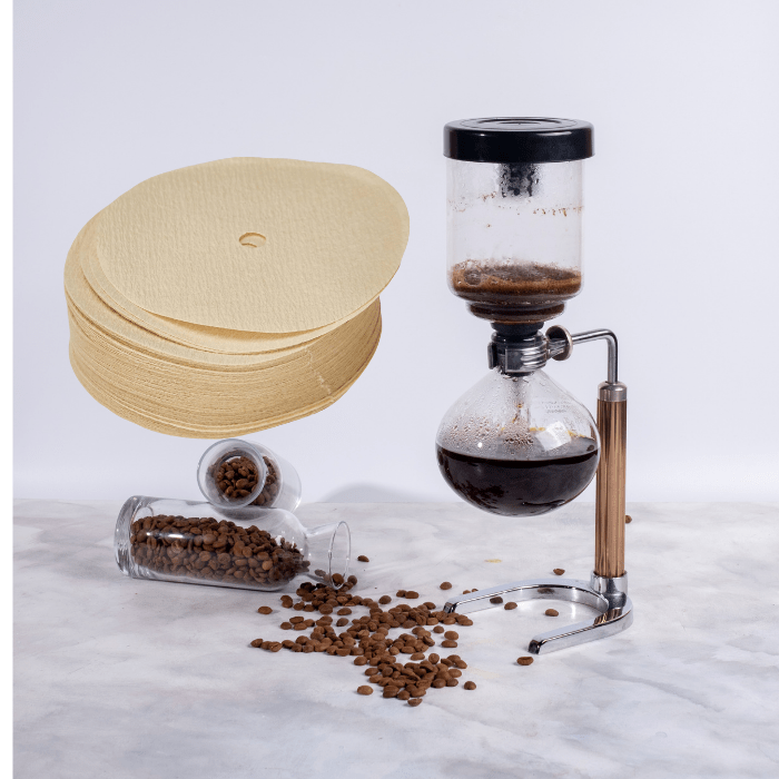 Set de café portátil para camping y viaje con cafetera de vidrio