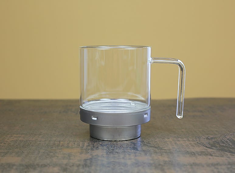 Set de café portátil para camping y viaje con cafetera de vidrio