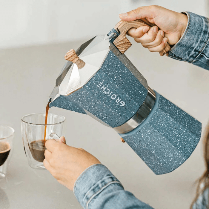 Contenido del juego de regalo para amantes del café de viaje