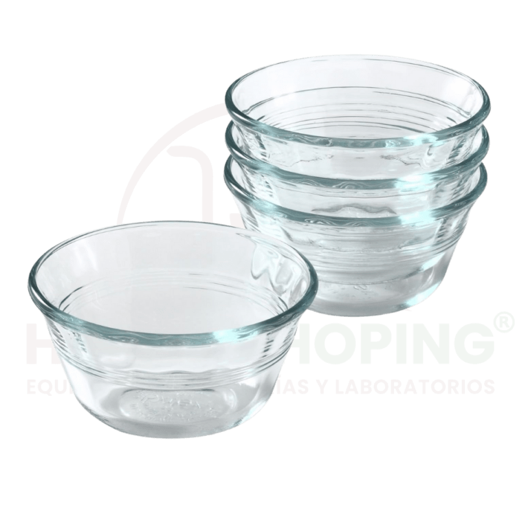 Tazas para catacón 6oz/177ml de vidrio Pyrex.