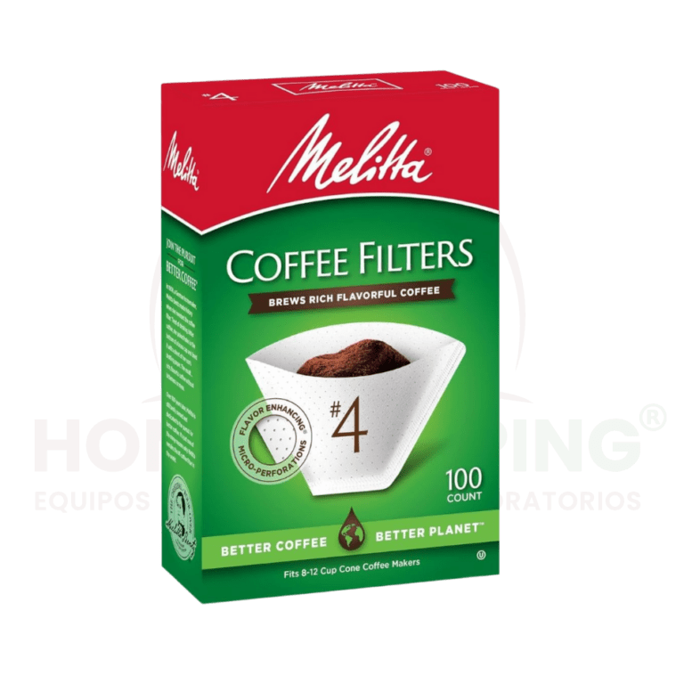 Caja de filtros Melitta #4, 100 unidades.