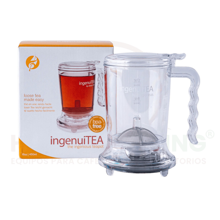 Adagio Teas ingenuiTEA – Tetera con dispensador inferior 850 ml pata Té.