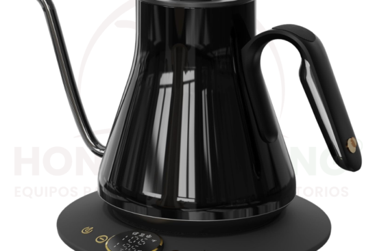 Hervidor cuello de cisne cocinare FLOW B9 Soulages Negro.